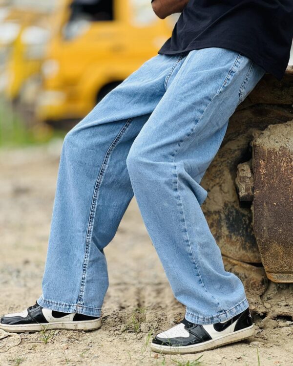 Light Blue 4 Pocket Denim - Image 2